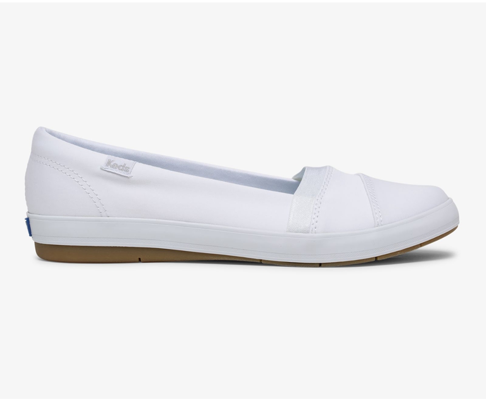 Keds Slip Ons Damen Weiß - Carmel - OKQ-528706